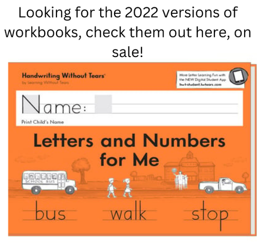 Learning Without Tears 2022 Workbooks