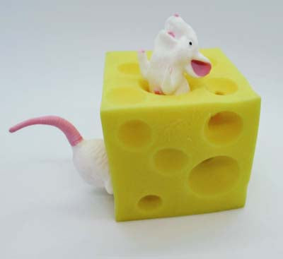 Stretchy mice sales and cheese toy