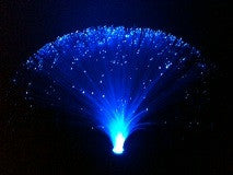 Colour Changing Fibre Optic Light